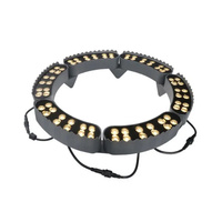 Lampe LED d'ornement pour parc, jardin et arbre, avec coque en aluminium durable, abat-jour en verre, indice de protection IP65, alimentation AC/DC, lumière blanc chaud 3500K