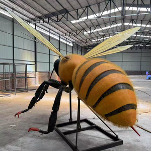 Escultura de abeja realista gigante llamativa-Modelo de insecto a gran escala hiperrealista para jardín al aire libre y exhibición comercial - Product Image 2