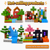 Set de Bloques Magnéticos de Rompecabezas Educativo DIY para Niños Juguete de Descompresión para Construcción de Modelos a Escala en Plástico
