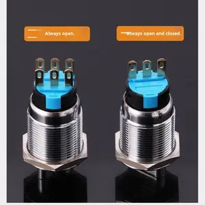 Sakelar kenop logam, roda gigi kedua, pilihan kenop roda gigi ketiga, tanpa pengunci mandiri ringan 16mm, 19mm, dan 22mm - Product Image 4