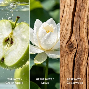 Eau De Toilette OEM, Colonia e Fragranza Fresca Romantica con Note Fruttate, Legnose e Acquatiche di Mela, Fior di Loto e Legno di Cedro - Product Image 4