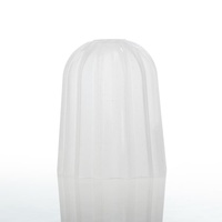 Abat-jour en verre dépoli blanc opale de conception moderne brillant avec de petites bulles d'air pour la suspension dans le salon Nouveau style de conception