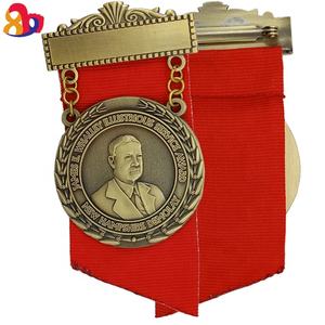 Kişiselleştirilmiş Logo ödülü hatıra madalya üretimi ile toptan özelleştirilebilir antika ve Modern cilalı Metal madalyalar - Product Image 3