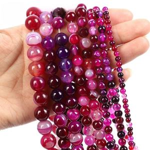 Perle personnalisée en gros naturelle <span class=keywords><strong>6</strong></span>,8,10mm Tourmaline grenat Agate Tigereye perles en vrac bracelet à bricoler soi-même perles de pierre fabrication de bijoux - Product Image 6