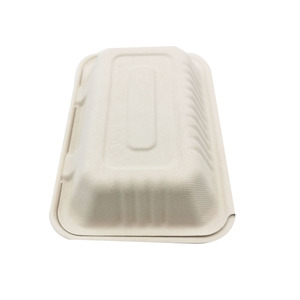 Phân Hủy Sinh Học Dùng Một Lần Lấy Đi Bã Mía Vỏ Sò 100% Compostable Dụng Container Thực Phẩm Đóng Gói Hộp - Product Image 2