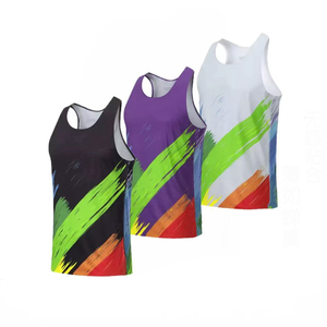 Camiseta Deportiva Personalizada para Hombre, de Malla, para Maratón, Carreras, Secado Rápido, Fitness, Sin Costuras, Termosellada - Product Image 5