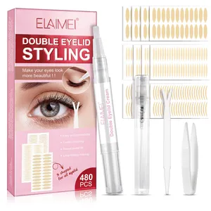 ELAIMEI Long Lasting Waterproof Breathable Invisible Lift Hooded Eyelids Double Eyelid Tape Sticker