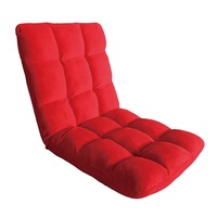 Coussin confortable et rembourré pour salon, fauteuil de sol pliable à dossier réglable