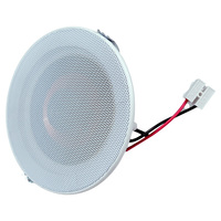 Altavoces Coaxiales de Techo de 4 Pulgadas XD-608PA, de Dos Vías, Alta Fidelidad, 70-100V, 10 Vatios, para Cine en Casa y Sistemas de Sonido Ambiental