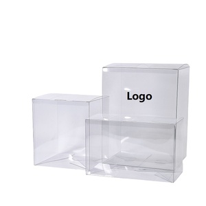 Custom logo Printing Brand Rigid clear Shipping Packaging Plastic Boxes <strong>Transparent</strong> PVC <strong>Cake</strong> Food Toy Gift Packaging Plastic <strong>Box</strong> - Product Image 1