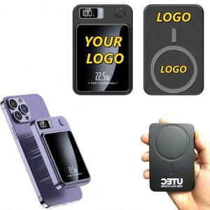 Batería Externa Magnética Inalámbrica para Teléfono Móvil con Pantalla LED de 10000 mAh, Mini, con Logotipo Personalizado OEM - Product Image 1