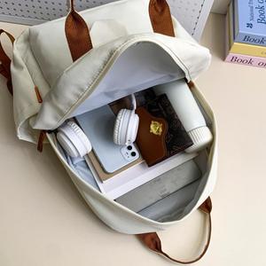 Mochila multifuncional de estilo coreano para estudiantes, mochila de viaje informal con múltiples bolsillos, para secundaria y preparatoria - Product Image 3
