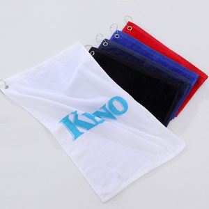 ผ้าเช็ดตัวไมโครไฟเบอร์สำหรับกอล์ฟแบบส่วนตัวพร้อมคลิปคาราบิเนอร์ - ดีไซน์ลายวาฟเฟิลซึมซับได้ดีสำหรับไม้กอล์ฟและลูกกอล์ฟ เหมาะสำหรับใส่ในกระเป๋า - Product Image 3