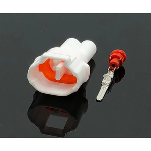 Connecteur étanche blanc pour voiture et moto, 2 positions, mâle/femelle, IP20, en plastique, pour usage automobile - Product Image 2