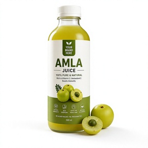 Su Marca Aquí: Jugo de Amla 500ml, Puro y Natural, Refuerzo Inmunológico, Aclarante de Piel, Crecimiento del Cabello, Suplemento Herbal - Product Image 3