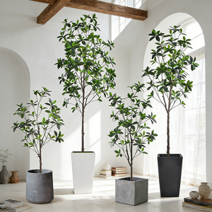 Nouveaux produits : Plante artificielle de mangrove en plastique, 1,2 m, 1,5 m, 1,8 m, 2,1 m, Bonsaï en <span class=keywords><strong>pot</strong></span> pour la décoration intérieure - Product Image 1