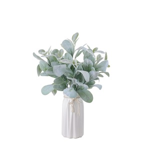 Plante artificielle CallaFloral en panier suspendu, feuilles vertes, décoration intérieure, bureau, maison, jardinière murale, artisanat, article cadeau - Product Image 5