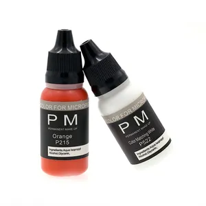 PM doğal yağ bazlı dövme makinesi seti Pigment kalıcı makyaj
