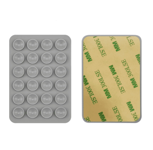 Plaque adhésive carrée en silicone antidérapante, autocollante simple face, pour coque de téléphone portable, vente en gros usine - Product Image 2