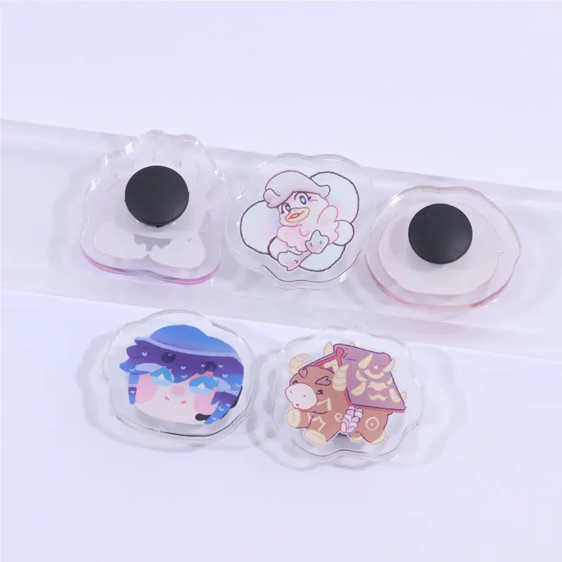 Vigreat Custom Pin Abzeichen Epoxy Printed Revers Sicherheit Acryl Pins Clear Anime Pin