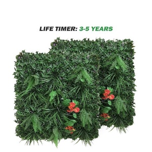 40 "x 40" พลาสติกยูวีเป็นมิตรกับสิ่งแวดล้อมสารหน่วงไฟสำหรับวันเกิดของตกแต่งบ้านหญ้าในแนวดิ่งแขวนสีเขียว - Product Image 2