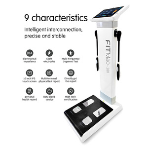 Analyseur de protéines de graisse corporelle entier, bioimpédance professionnelle brevetée à huit électrodes avec imprimante