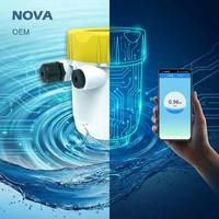 Capteur radar de niveau de liquide industriel NOVA IP67 en plastique, haute précision 85 m, 2 mm, pour liquides corrosifs, avec personnalisation