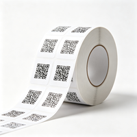 Étiquettes de suivi personnalisées Haoxuan, autocollants adhésifs en PET avec impression QR pour la gestion des produits et le contrôle des informations