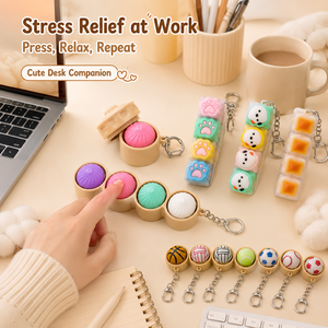 Portachiavi Antistress Luminoso a Forma <span class=keywords><strong>di</strong></span> Gatto, Giocattolo Girevole per Alleviare lo Stress, Ciondolo per Borsa, <span class=keywords><strong>Regalo</strong></span> - Vendita Calda all'Ingrosso - Product Image 5