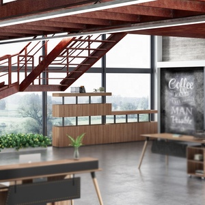 WESOME home office furniture display modern modular wooden cabinet for office