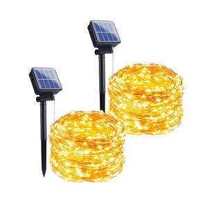 <span class=keywords><strong>10M</strong></span> 100 pièces LED <span class=keywords><strong>solaire</strong></span> jardin lumières décoratives étanche fée vacances fête de noël <span class=keywords><strong>guirlande</strong></span> pour la maison 2 Mode lumière décoration - Product Image 1