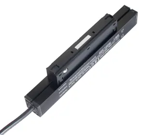 마그네틱 라이트 트랙 레일 표면 매입형 DC48V 100W 200W 자기 전원 공급 장치