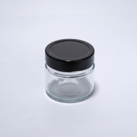 250ml 500ml 1 litre bocal rond en conserve de qualité alimentaire bocal de cuisine bocal scellé en verre avec couvercle à vis en métal