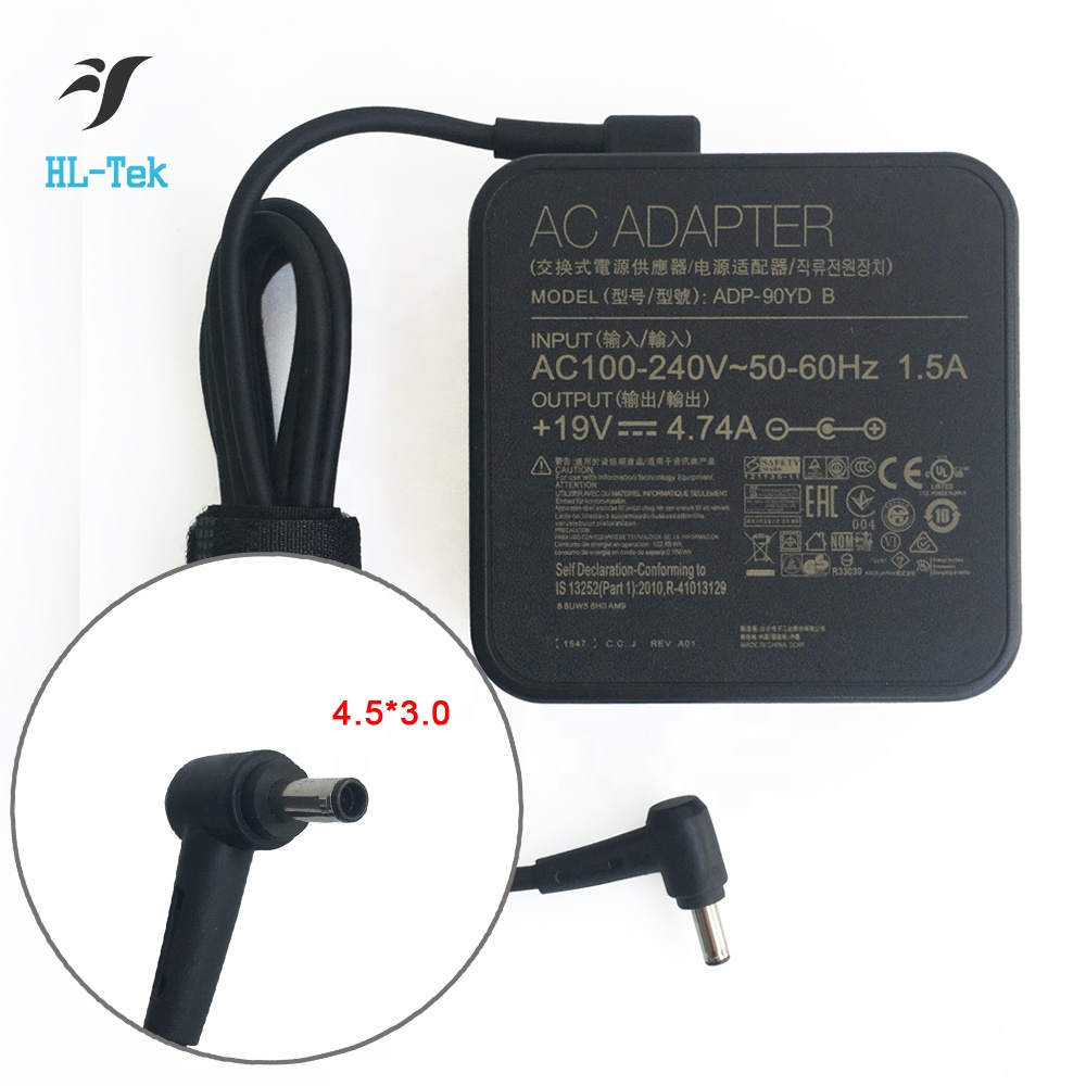Asus ZenBook Duo UX481FA用 90W ACアダプター 充電器 - 1.8m DC