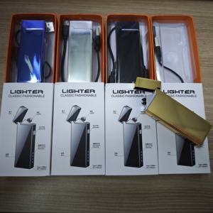 US Inventory Free Shipping Type-C Charge Electric <strong>Lighter</strong> Rechargeable Windproof Smoking Accessories <strong>Weeds</strong> Products <strong>Lighters</strong> - Product Image 1