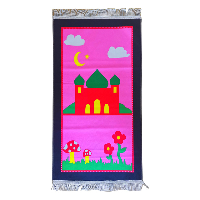 Islamic Ramadan Interactive Prayer Rug in Mosque Muslim Educational Smart Prayer Mat with Counter Arabic Traditional Funny Rug
