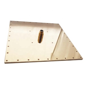 16" Stainless Steel Golden Plated Led Color Change Ceiling Light Shower - Product Image 6