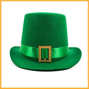 Chapeaux haut de gamme personnalisés de la Saint-<span class=keywords><strong>Patrick</strong></span> chapeaux de fête en trèfle irlandais chapeaux de Festival de lutin pour adultes Cosplay faveurs de fête irlandaises - Product Image 4