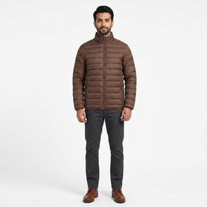 Chaquetas acolchadas para hombre, chaqueta gruesa de burbuja de talla grande para hombre - Product Image 1