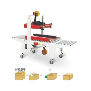 Semi Automatic Carton Tape Closing Case Sealer Automatic Box Taping Carton Sealing Machine