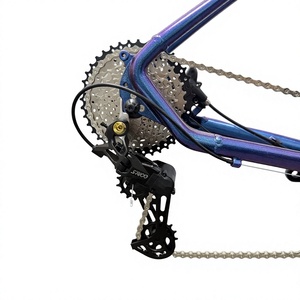 Vélo de montagne SpiritX 29 pouces en aluminium, freins à disque hydrauliques, pédalier creux 9 vitesses 40T, pneus 700x35C, confortable pour la route P100 - Product Image 3