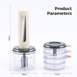 מיני גודל בשר וטחנת ירקות אידיאלי לבית ומטבח להשתמש מעבד מזון מהיר - Product Image 4