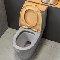 Vente chaude Sanitaire Salle De Bains Ensemble Cuvette De Toilette Piédestal Mur Accroché Bassin P-trap S-trap Ensembles De Toilette