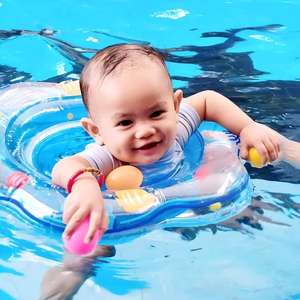 Bouée de bain gonflable en PVC pour bébé avec pare-soleil, conforme aux normes européennes et américaines - Product Image 3