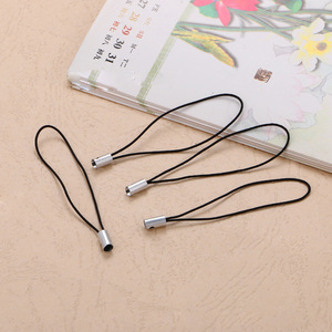 Cordon de téléphone portable avec boucle en métal noir pour accessoire de téléphone mobile - Product Image 2