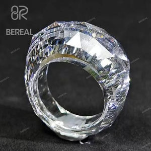 טבעת אירוסין בהתאמה אישית עם יהלום מלא בחיתוך יהלום, עיצוב חדש, יהלום מעבדה VVS, טבעת נישואין תכשיט - Product Image 1