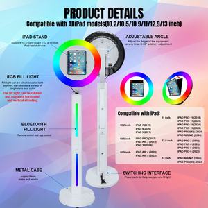 KINGSUN - Carcasa Metálica para Fotomatón de Fiesta, Compatible con <span class=keywords><strong>iPad</strong></span> de 10.2/10.9/11/12.9/13 Pulgadas, <span class=keywords><strong>Precio</strong></span> Económico, Envío Rápido, Alta Calidad - Product Image 3