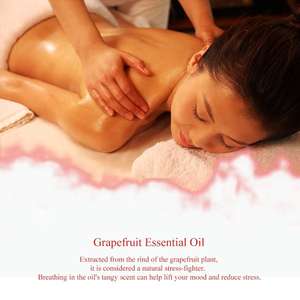 Huile essentielle de pamplemousse avec logo personnalisé, pure, naturelle, biologique, huile de pamplemousse aromatique pour diffuseur, massage, soin de la peau, bougie, savon, parfum - Product Image 5