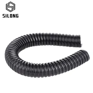 Plastic coated metal hose compression bellows threading pipe wire and cable protection pipe