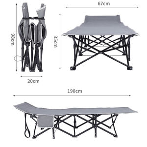 Camas Plegables Resistentes para Dormir en Interiores y Exteriores, Cama Portátil para Siesta, Cama de Camping para Adultos - Product Image 2